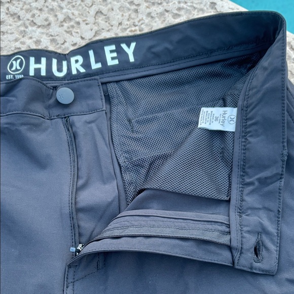 NWT Hurley All Day Hybrid Shorts in Black. Men's 36 Classic skater/street style! - Picture 5 of 14